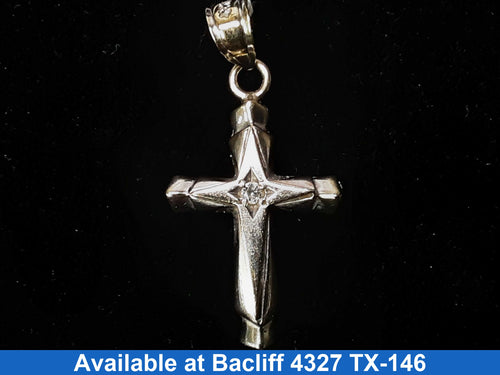 Religious Pendant - White Gold 14k (.585) 2 grams