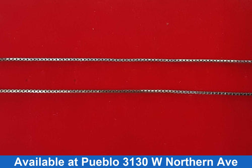 Box Chain - White Gold 14k (.585) 3.1 grams 22 inch