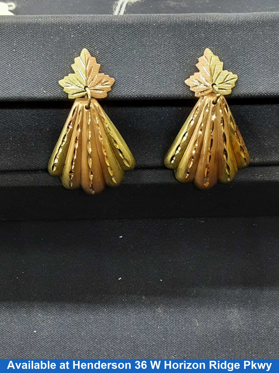 Jacket Earrings - Black Hills Gold 10k (.417) 4.2 grams