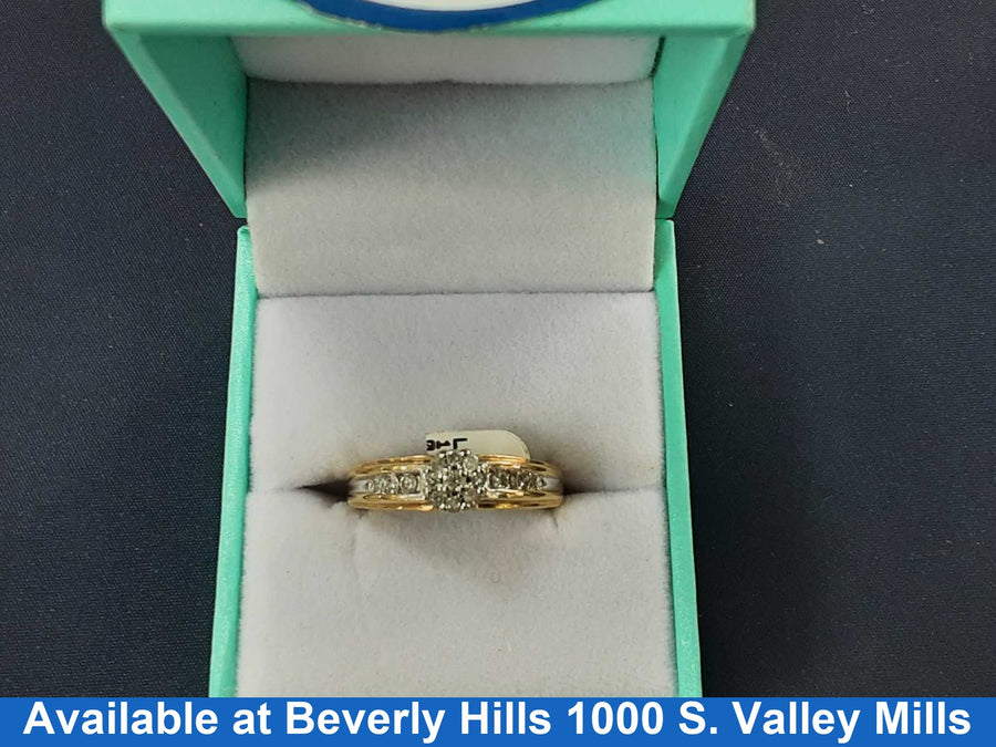 Women's Ring - Yellow Gold 10k (.417) 4 grams Size 8