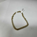 Cuban Link Bracelet - Yellow Gold 10k (.417) 4.4 grams 7 inch
