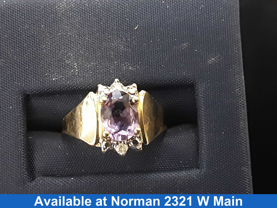 Women's Ring - Yellow Gold 10k (.417) 1.5 grams Size 4