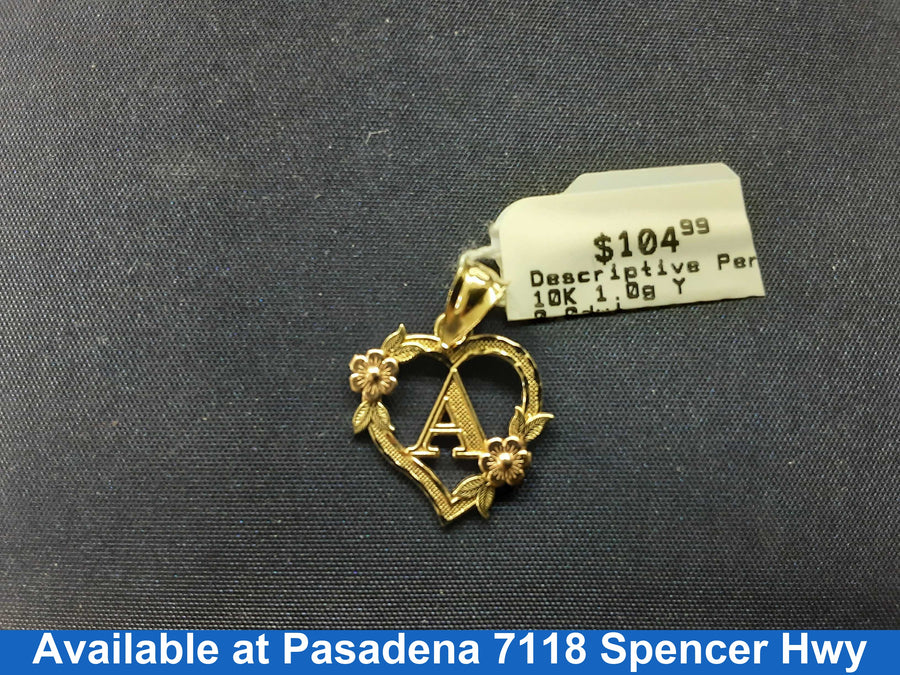 Pendant - Yellow Gold 10k (.417) 1 grams