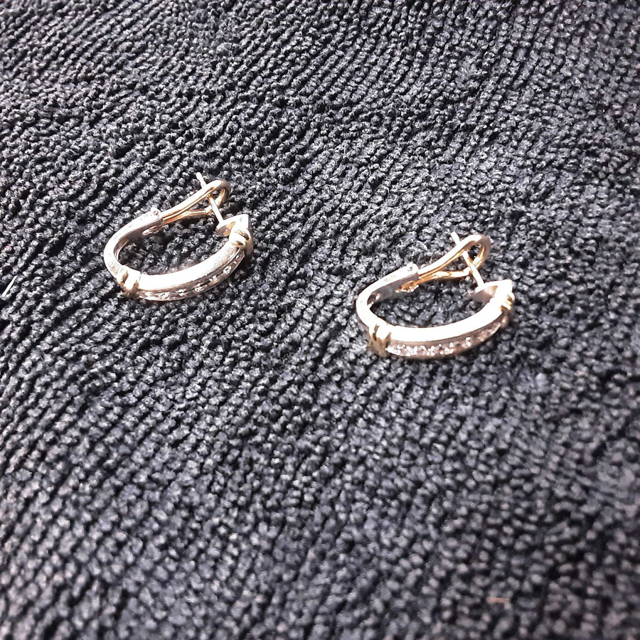 Earrings - Yellow Gold 14k (.585) 5.3 grams