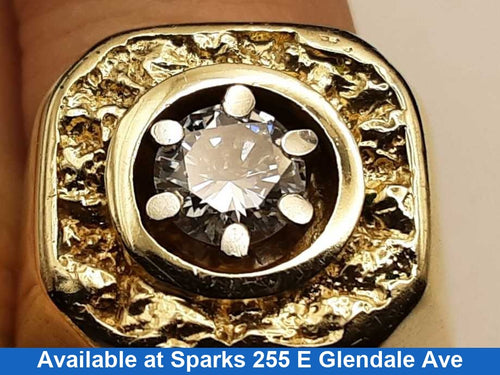 Men's Ring - Yellow Gold 14k (.585) 15.9 grams Size 8.5