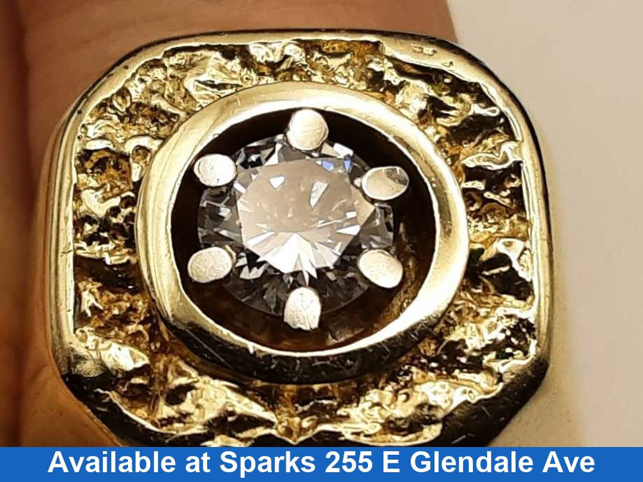 Men's Ring - Yellow Gold 14k (.585) 15.9 grams Size 8.5