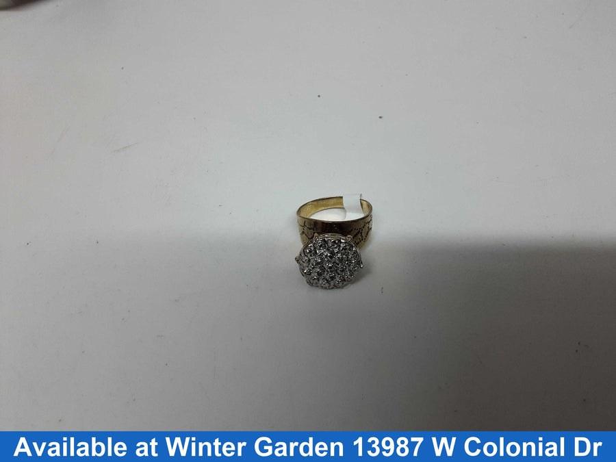 Women's Ring - Yellow Gold 10k (.417) 5.9 grams Size 8