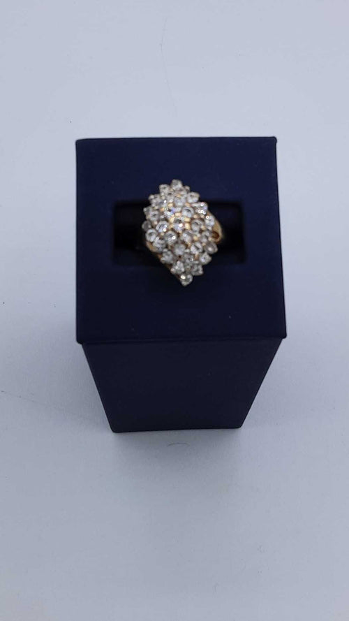 Women's Ring - Yellow Gold 14k (.585) 7.2 grams Size 20