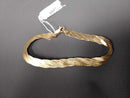 Woven Bracelet - Yellow Gold 14k (.585) 6.1 grams 7 inch