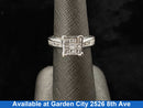 Ring - Engagement Set - White Gold 10k (.417) 4.8 grams Size 7