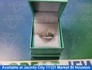 Ring - Channel Set - White Gold 14k (.585) 6.3 grams Size 10