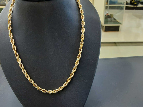 Rope Chain - Yellow Gold 14k (.585) 6.2 grams 20 inch