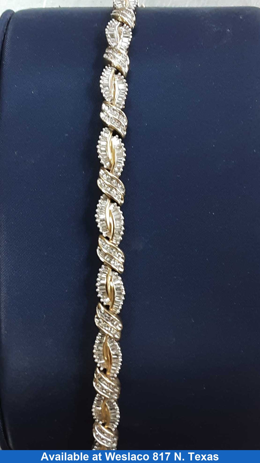 Tennis Bracelet - Yellow Gold 10k (.417) 15.7 grams 8 inch
