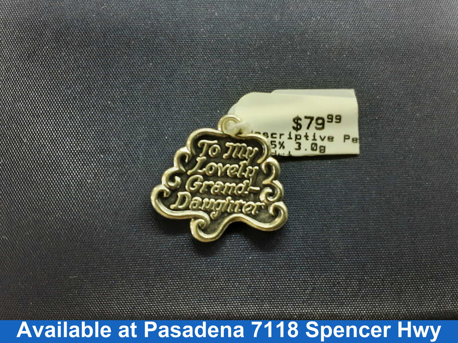 Pendant - Silver 3 grams