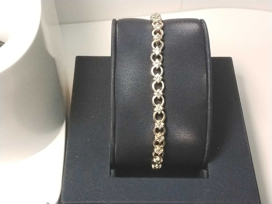 Tennis Bracelet - Silver 13.1 grams 8 inch