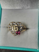 Women's Ring - Yellow Gold 14k (.585) 3.1 grams Size 6
