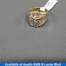Men's Ring - Yellow Gold 14k (.585) 9.6 grams Size 10