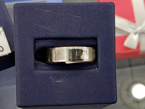 Ring - Wedding Band - White Gold 14k (.585) 4.6 Grams Size 10