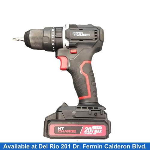 Hyper Tough 6080 Black Cordless Hammer Drill