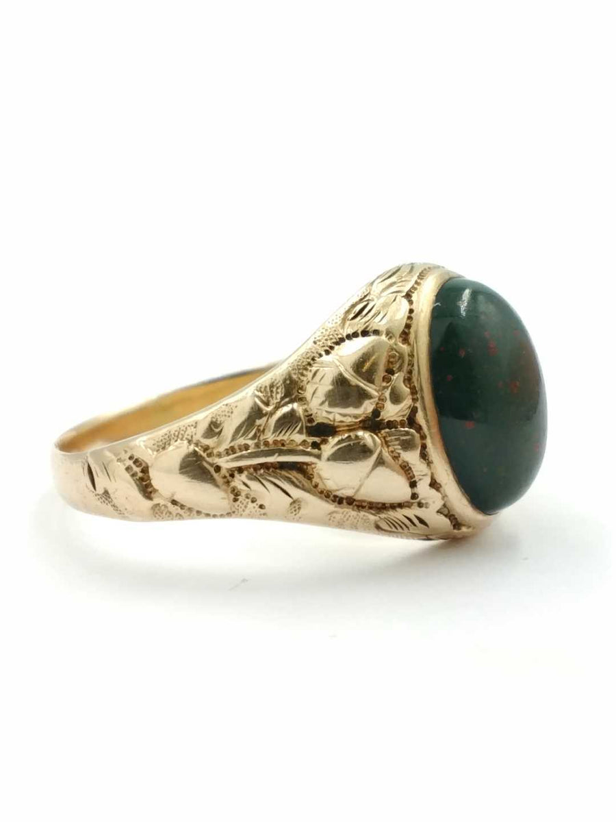 Women's Ring - Yellow Gold 10k (.417) 5.2 grams Size 10.5