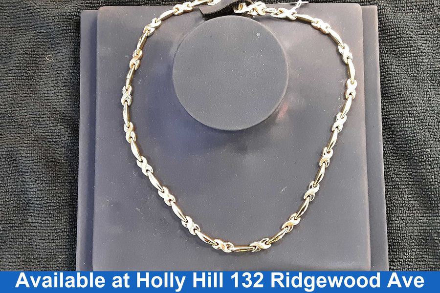 Chain - Tricolor Gold 14k (.585) 16.1 grams 18 inch