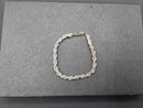 Rope Bracelet - Silver 13.2 grams 7 inch