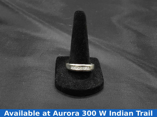 Ring - Wedding Band - White Gold 14k (.585) 5.7 grams Size 10