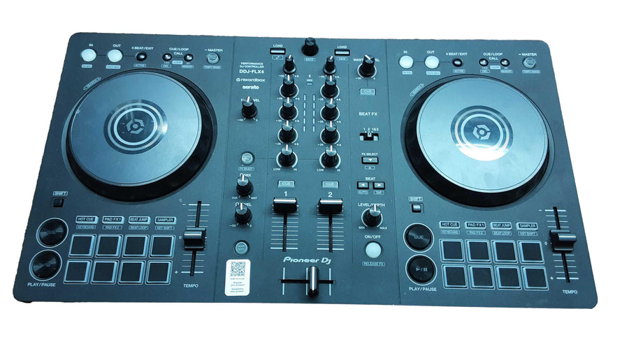 Pioner Ddj-flx4 Black Analog Mixer