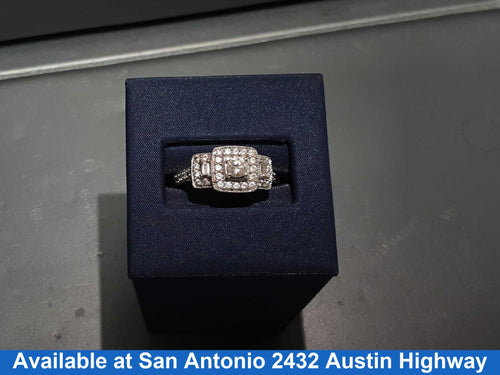Women's Ring - White Gold 14k (.585) 4.8 grams Size 20