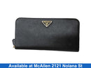 Prada Saffiano Black Wallet