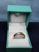 Ring - Wedding Band - Yellow Gold 14k (.585) 3.2 grams Size 12