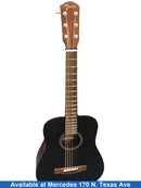 Fender Fa-15 Black Black Acoustic Classic Guitar