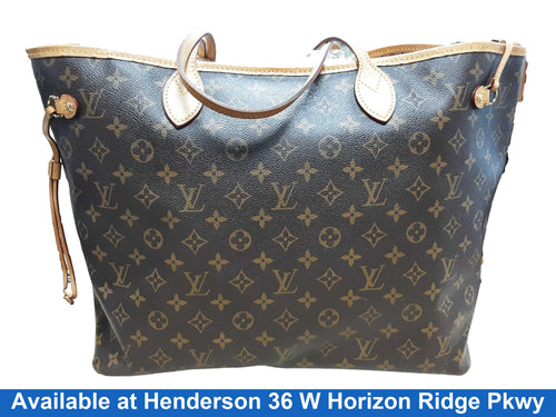 Louis Vuitton Neverfull Gm Brown Purse / Handbag