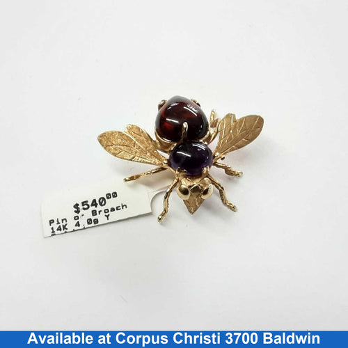 Broach - Yellow Gold 14k (.585) 3.6 grams