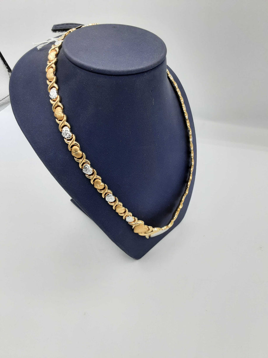 Chain - Tricolor Gold 10k (.417) 16.1 grams 16 inch