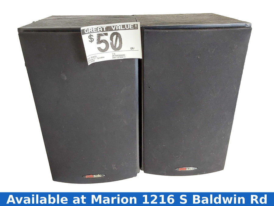 Polk Audio T15 Black Bookshelf Speaker
