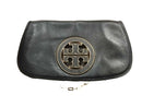 Tory Burch Amanda Logo Clutch Black Purse / Handbag