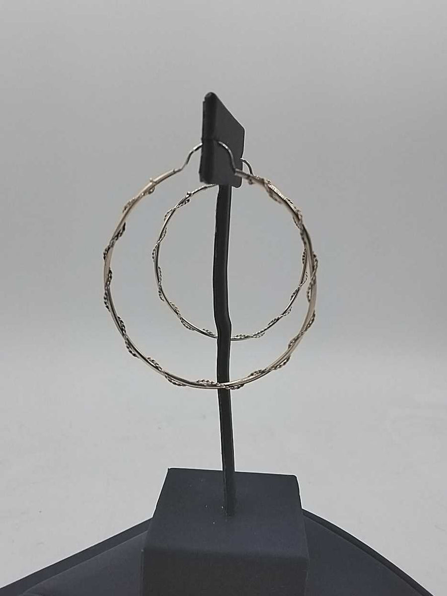 Hoop Earrings - Yellow Gold 14k (.585) 2.5 grams