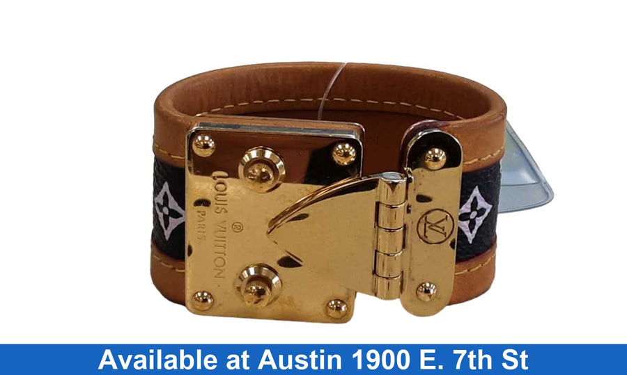 Louis Vuitton Vintage Clasp Cuff Beige / Tan Other Collectible