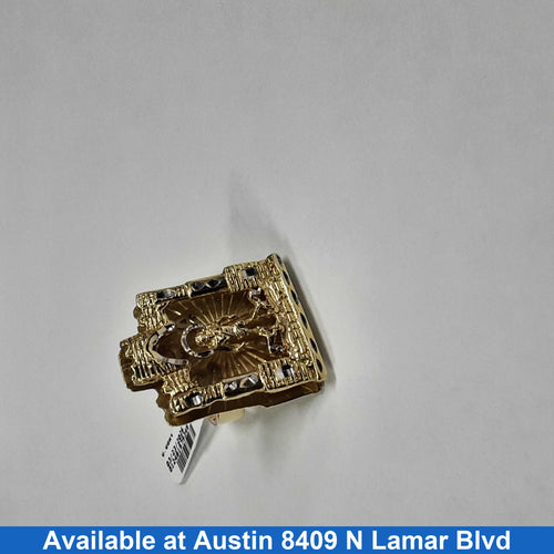 Men's Ring - Yellow Gold 14k (.585) 22 grams Size 10.5
