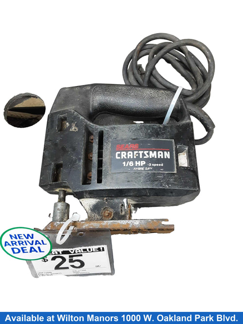 Craftsman 315.171400 Black Corded Reciprocating Saw
