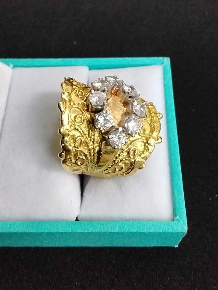 Men's Ring - Yellow Gold 22k (.917) 12.5 grams Size 20