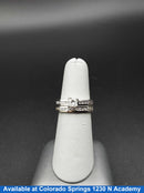 Ring - Engagement Set - White Gold 14k (.585) 7.3 grams Size 6