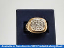 Men's Diamond Ring - Yellow Gold 10k Size 7