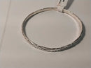 Bangle Bracelet - Silver 6.5 grams 6 inch