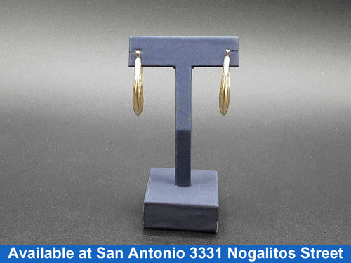 Bangle Earrings - Yellow Gold 10k (.417) 3.8 grams