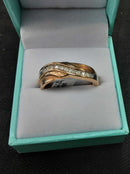 Ring - Wedding Band - Yellow Gold 10k (.417) 4.2 grams Size 11.5