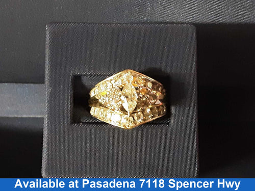 Women's Ring - Yellow Gold 14k (.585) 9.8 grams Size 20