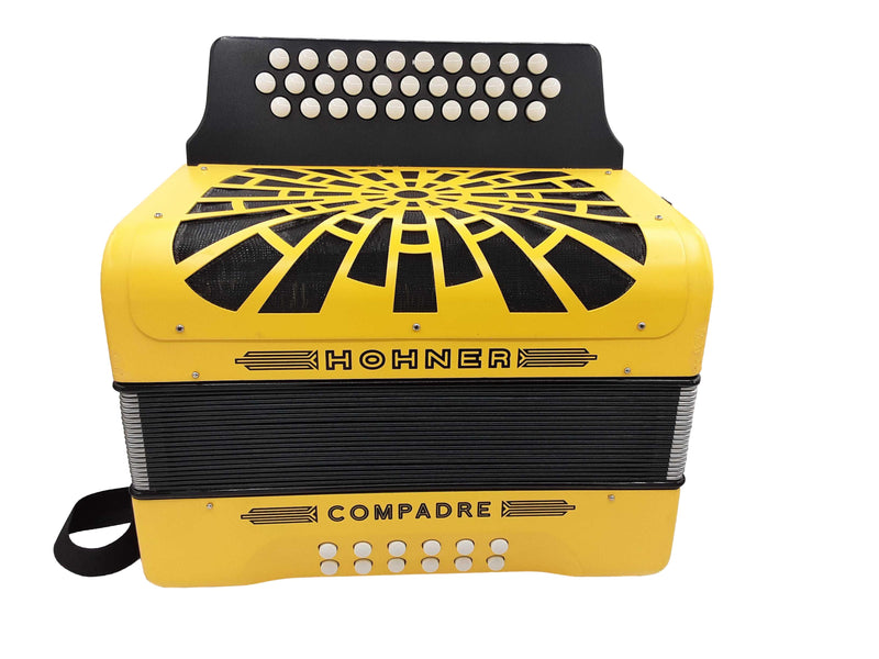 Hohner Compadre Yellow Button Accordion