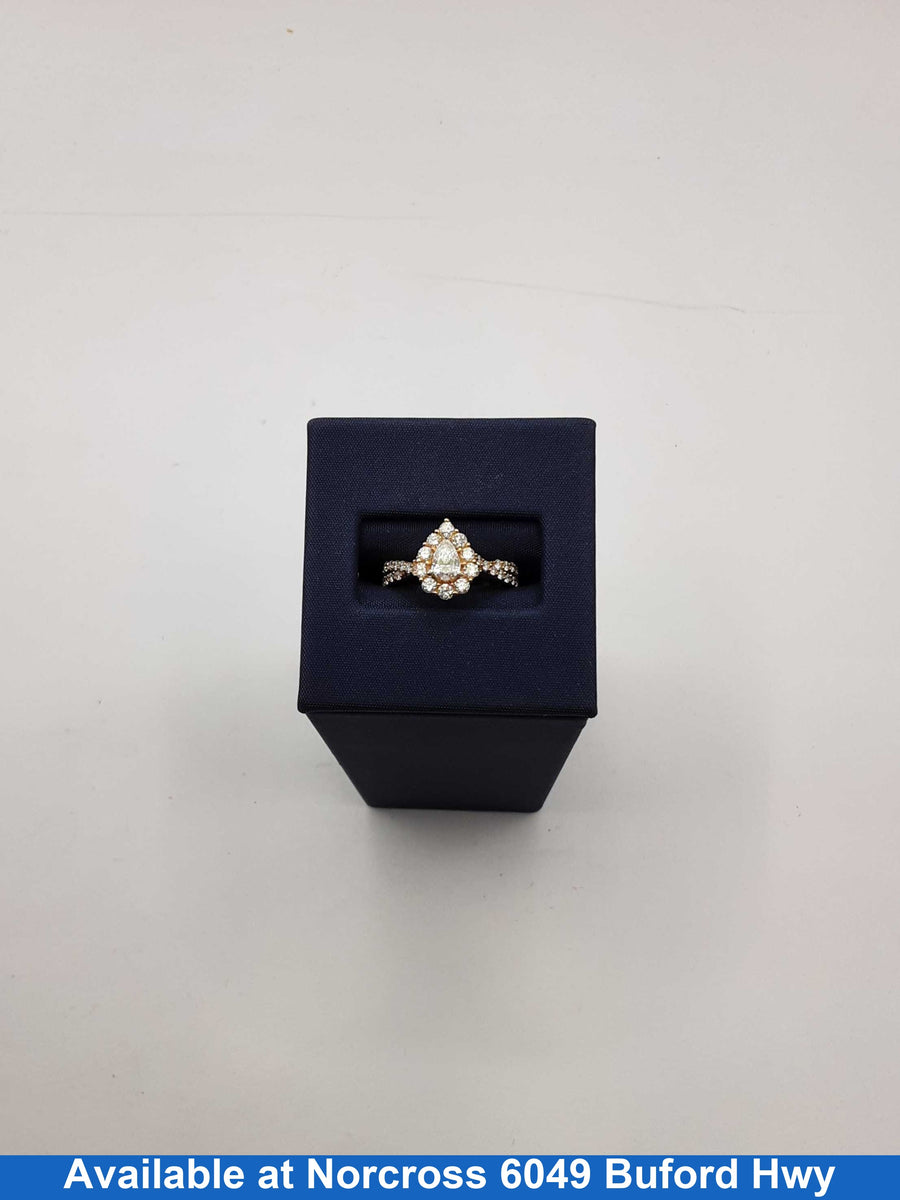 Women's Ring - Yellow Gold 10k (.417) 3.1 grams Size 20